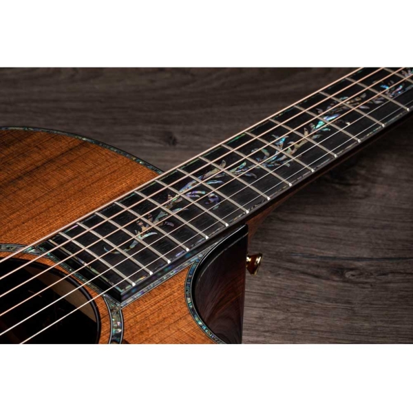 Taylor PS14ce Honduran Rosewood/Sinker Redwood Grand Auditorium Venetian Cutaway Expression System 2 Electronics Electro Acoustic Guitar With Taylor Deluxe Hardshell Brown Case
