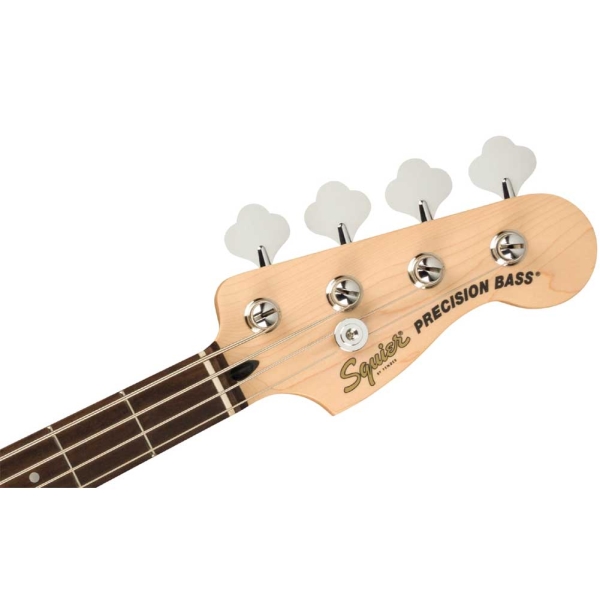Fender Squier Precision Bass PJ Pack Affinity Series Bass guitar Indian Laurel Fingerboard 4 String Pack with Rumble 15 bass amplifier, padded gig bag, 10' instrument cable and instrument strap 0372980400