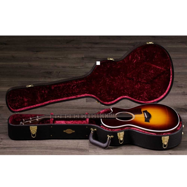 Taylor 412ce-R Tobacco Sunburst Top Sitka Spruce Top V-Class Expression System 2 Electro Acoustic Guitar with Gig bag Case