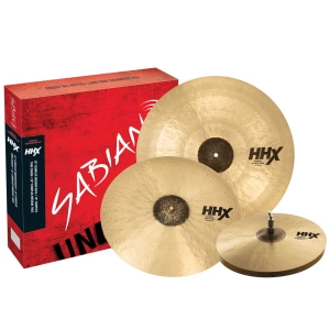 Sabian HHX Complex Performance Set Pack 15″ Hi-Hat 19″ Thin Crash 22″ Ride Cymbals Set 15005XCN