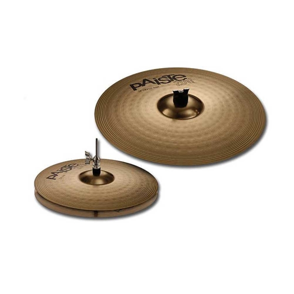 Paiste 201 Series Essential Cymbals Set 14″ Hi-Hats 18″ Crash Ride 000015ES14