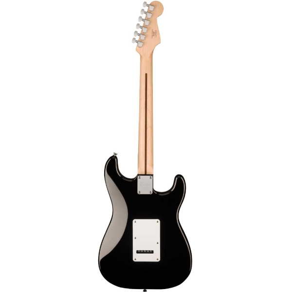Fender Squier Sonic Stratocaster Maple SSS Left Handed Electric Guitar with Gig Bag Black 0373162506