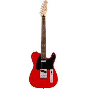 Fender Squier Sonic Telecaster Indian Laurel SS Electric Guitar with Gig Bag Torino Red 0373451558