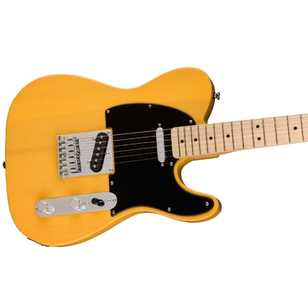 Fender Squier Sonic Telecaster Maple SS Electric Guitar with Gig Bag Butterscotch Blonde 0373453550