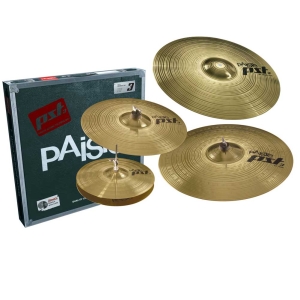 Paiste PST 3 Series Universal Cymbals Set 14″ Hi-Hats 18″ Crash Ride 20″ Ride FREE 16″ Crash 000063USET