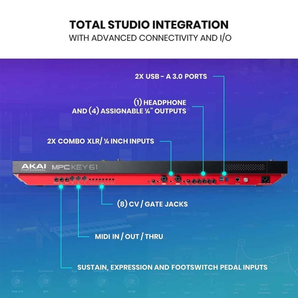Akai Professional MPC Key 61 Standalone Sampler and Sequencer MPCKEY61