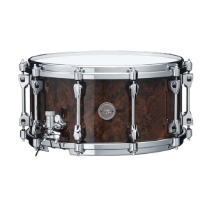 Tama STARPHONIC Walnut GWB 14 x 7 inch Gloss Black Walnut Burl Snare Drum PWB147-GWB