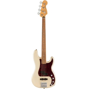 Fender Player Plus Precision Bass Pau Ferro Fingerboard Configuration S 4 String Bass Guitar with Gig Bag Olympic Pearl 0147363323