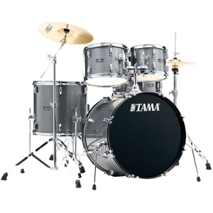 Tama Stagestar SG52KH5C CSS 5 Pcs 22" Drum Kit with 14"Hi-hat 16"Crash Pluto Cymbals Throne and Hardware