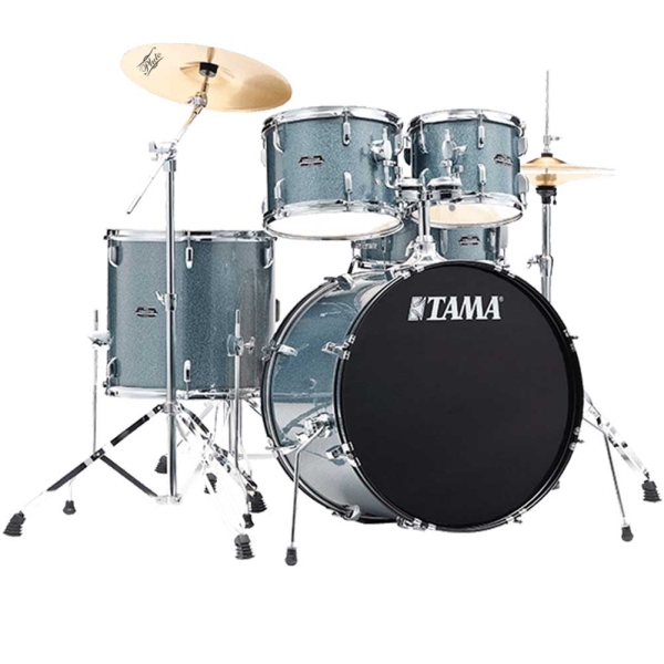 Tama Stagestar SG52KH5C SEM 5 Pcs 22" Drum Kit with 14"Hi-hat 16"Crash Pluto Cymbals Throne and Hardware