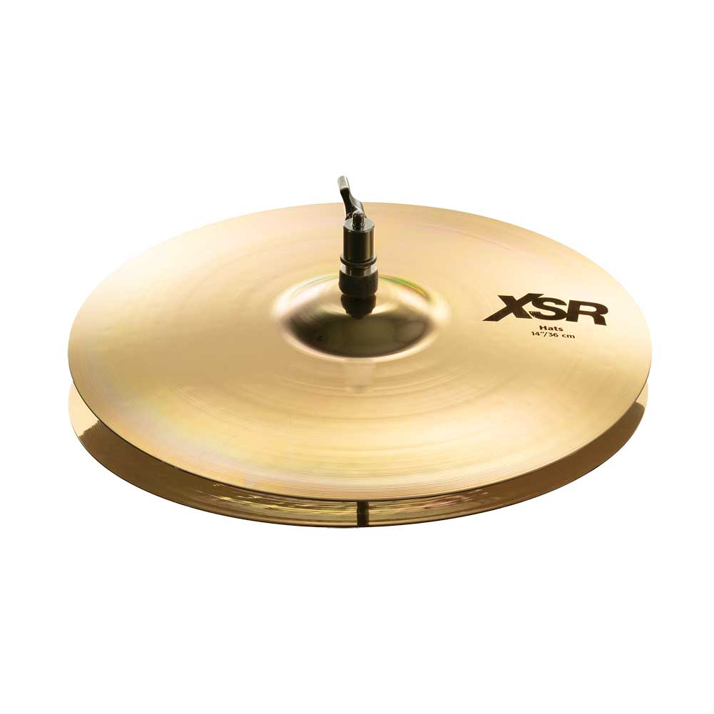 Sabian XSR Hi-hat Bronze 14" Cymbal XSR1402B Sabian XSR Hi-hat Bronze 14" Cymbal XSR1402B