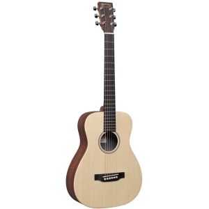 Martin LX1 Natural Little Martin solid Spruce Top and Mahogany Acoustic Guitar with Gig Bag 11LX1