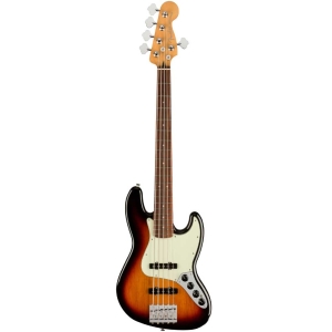 Fender Player Plus Jazz Bass V Active Passive Toggle Pau Ferro Fingerboard SS 5 String Bass Guitar with Gig Bag 3-Color Sunburst 0147382395