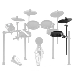 Alesis Nitro Mesh Expansion Kit Dual Zone Mesh 8-inch Drum Pad and 10-inch Cymbal