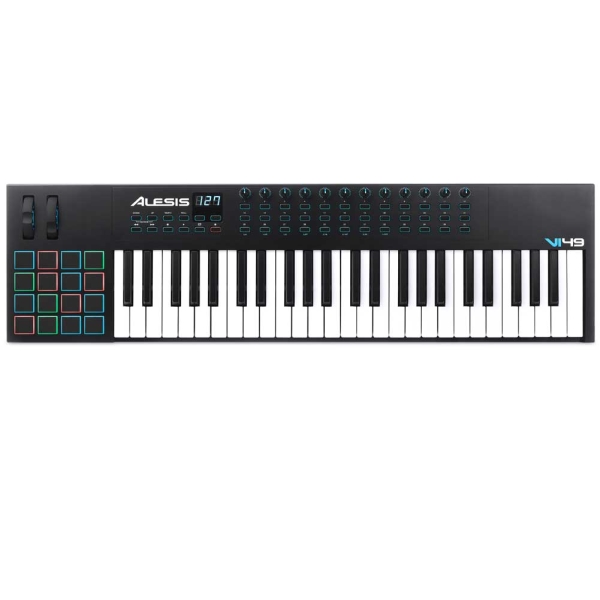 Alesis VI49 Advanced 49-Key USB MIDI Pad and Keyboard Controller