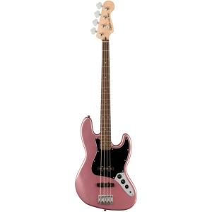 Fender Squier Affinity Jazz Bass Laurel Fingerboard SS 4 String Bass guitar with Gig Bag Burgundy Mist 378601566