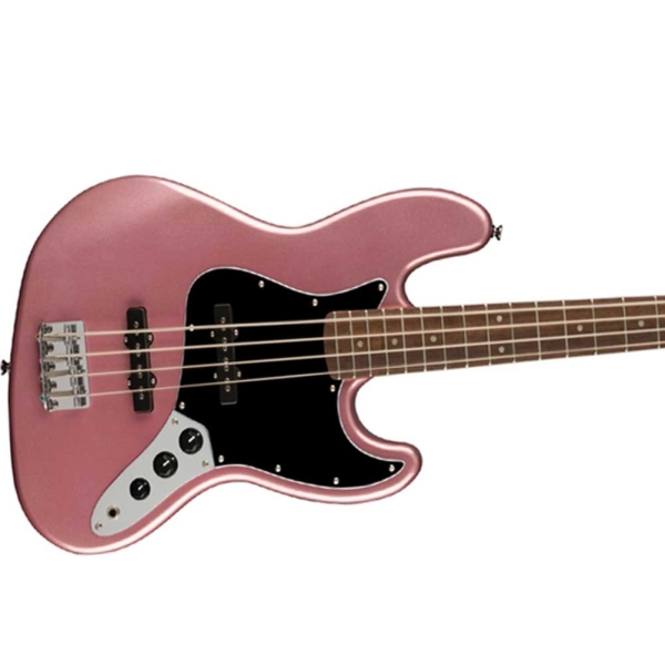 Fender Squier Affinity Jazz Bass Laurel Fingerboard SS 4 String Bass guitar with Gig Bag Burgundy Mist 378601566