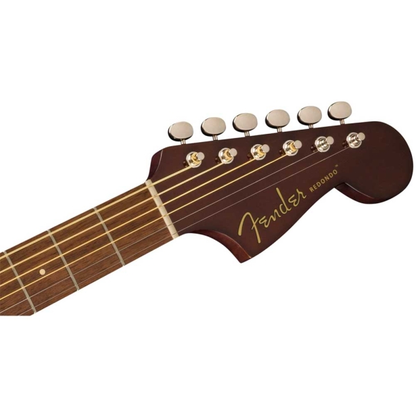 Fender Redondo Player Nat Walnut Fingerboard Electro Acoustic Guitar with Gig Bag Natural 0970713521