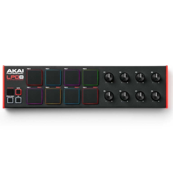 Akai LPD8 MKII Laptop Pad MIDI Controller With MPC Beats Software Pack LPD8V2MK2