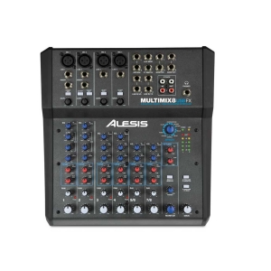 Alesis MultiMix 8 USB FX 8 Channel Mixer with Effects and USB Audio Interface MM8USBFXPTOOLSX