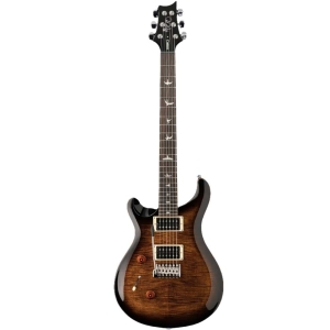 PRS SE Custom 24 CU44L Black Gold Rosewood Fingerboard Left Handed Electric Guitar 6 String with Gig Bag 111440BG