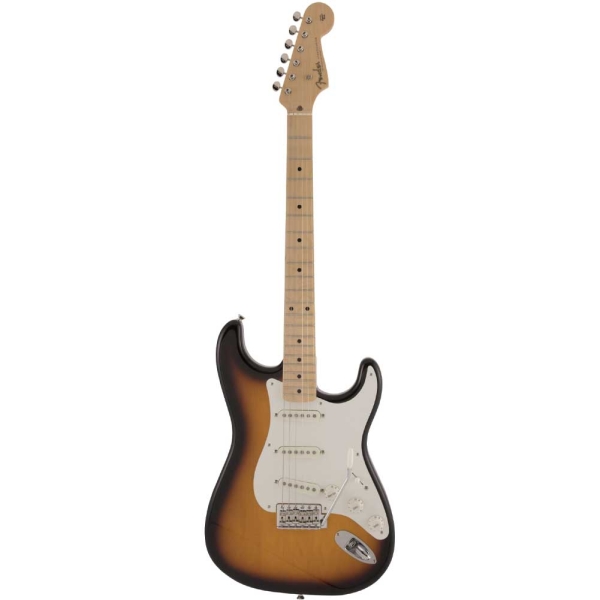 Fender Japanese Traditional 50s Stratocaster Maple Fingerboard SSS Electric Guitar with Gig Bag 2-Color Sunburst 5361102303