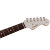Fender Japanese Traditional 60s Stratocaster 2023 Limited Edition Rosewood Fingerboard SSS Electric Guitar with Gig Bag Olympic White with Blue Competition Stripe 5361200385