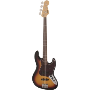 Fender Japanese Traditional 60s Jazz Bass Rosewood Fingerboard SS 4 String Bass Guitar with Gig Bag 3-Color Sunburst 5362100300