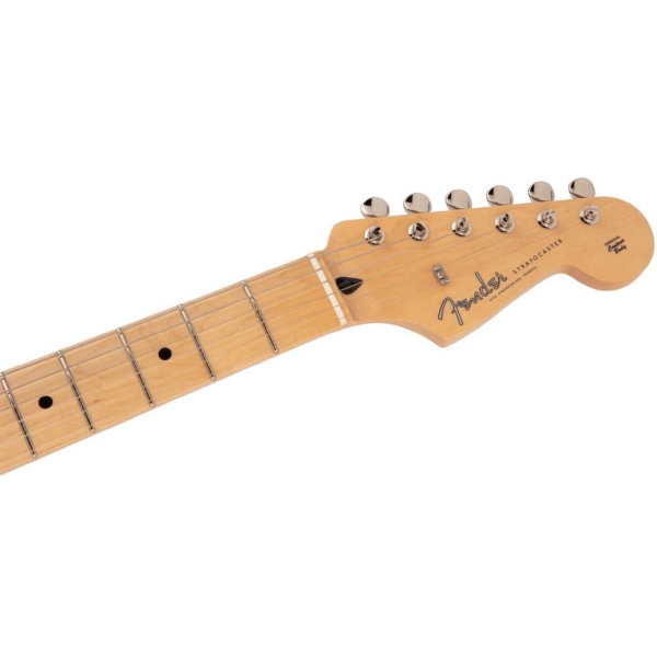 Fender Japanese Hybrid II Stratocaster Maple Fingerboard SSS Electric Guitar with Gig Bag Arctic White 5661102380