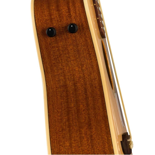 Fender Malibu Player Natural Walnut Fingerboard Electro Acoustic Guitar with Gig Bag 970722521
