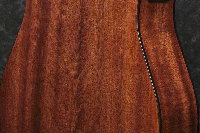 Okoume back and sides