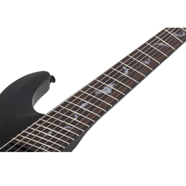 Schecter Damien 7 SBK 2476 Multiscale Electric Guitar 7 String