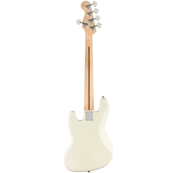 Fender Squier Affinity Jazz Bass Maple Fingerboard SS 5 String Bass guitar with Gig Bag Olympic White 378652505