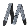 Jim Dunlop D6715 Jacquard Woven Fleurs De Skull Designer Guitar Strap Jim Dunlop D6715 Jacquard Woven Fleurs De Skull Designer Guitar Strap