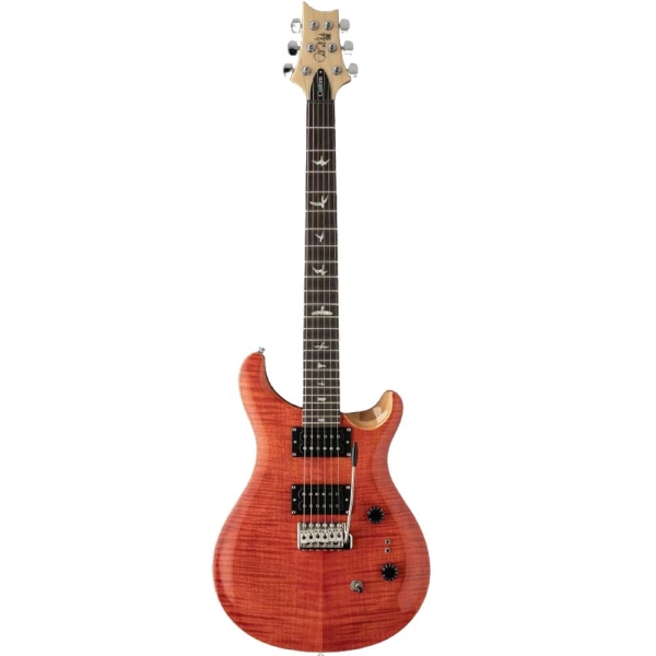 PRS SE Custom 24-08 C844BR Blood Orange Rosewood Fingerboard 2024 Series Electric Guitar 6 String with Gig Bag 107994BR