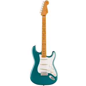 Fender Vintera II 50s Stratocaster Maple Fingerboard SSS Electric Guitar with Deluxe Gig Bag Ocean Turquoise Metallic 0149012308