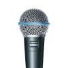 Shure BETA 58A Dynamic Vocal Microphone high-Output Supercardioid Dynamic Vocal Microphone BETA 58A-X