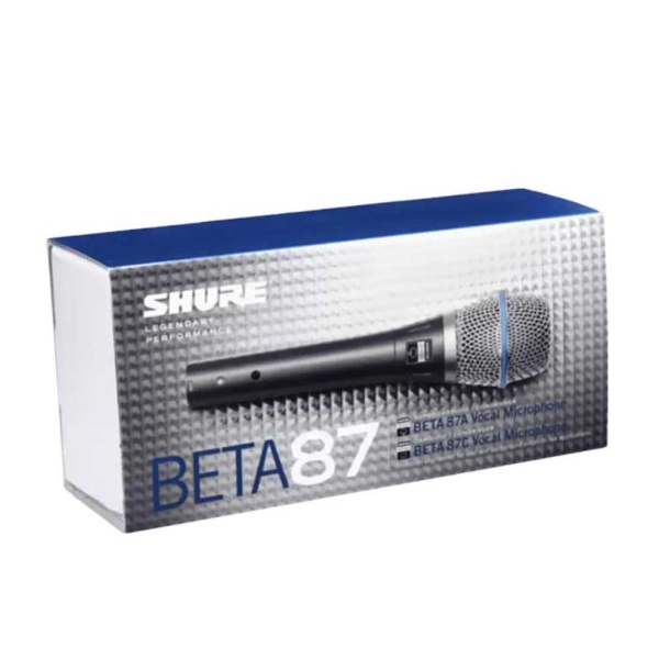 Shure BETA 87C Cardioid Condenser Microphone for Handheld Vocal Applications BETA87C-X