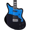 D`Angelico Premier Bedford Blue Pickguard with Tremolo Electric Guitar with Gig Bag DAPBEDSBKBCTR