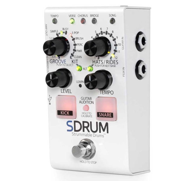 DigiTech Sdrum V-04 Strummable Drums Pedal with Automatic Accompaniment Creation