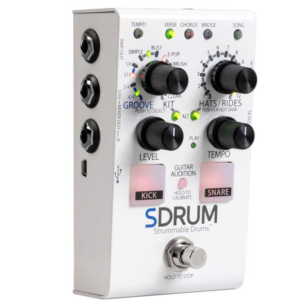 DigiTech Sdrum V-04 Strummable Drums Pedal with Automatic Accompaniment Creation