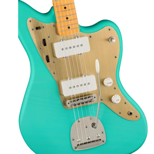 Fender Squier 40th Anniversary Jazzmaster SSFG Vintage Edition Maple Fingerboard Electric Guitar with Gig Bag Satin Sea Foam Green 379520549