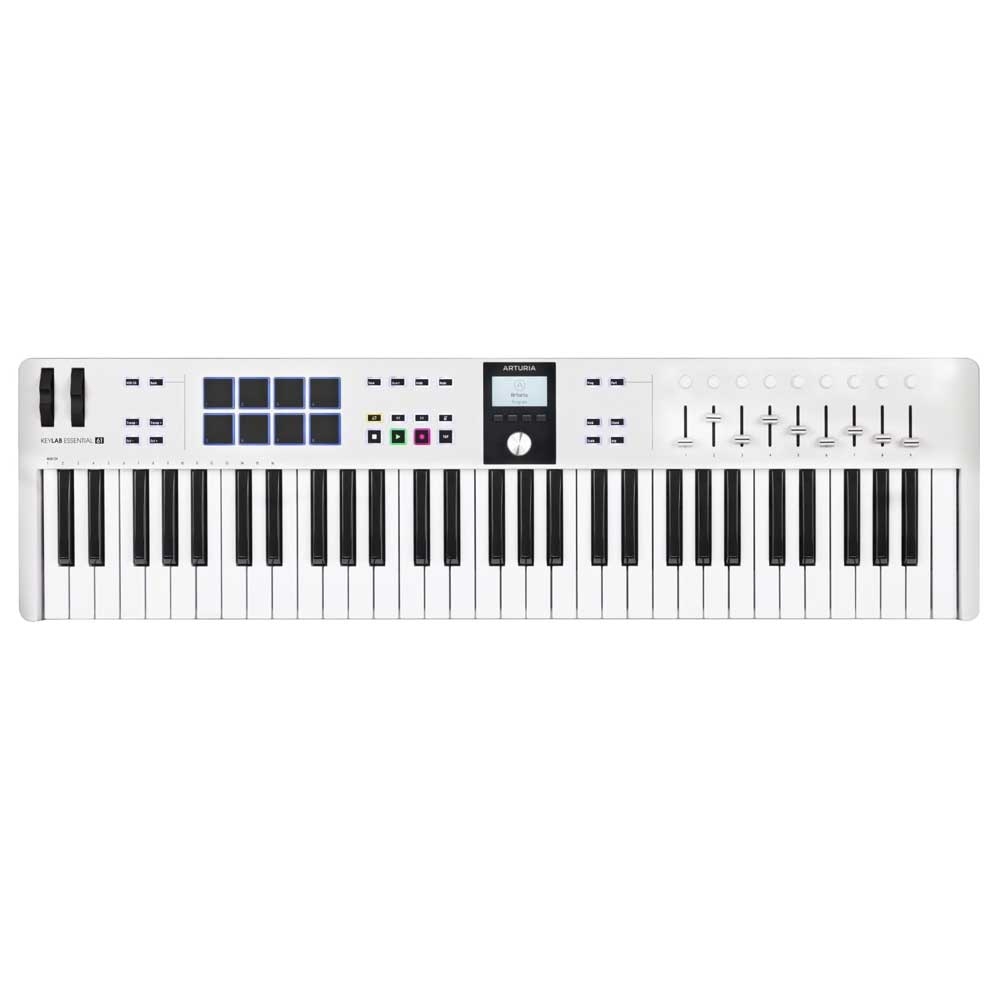 Arturia KeyLab Essential 61 MK3 White Universal Midi Keyboard