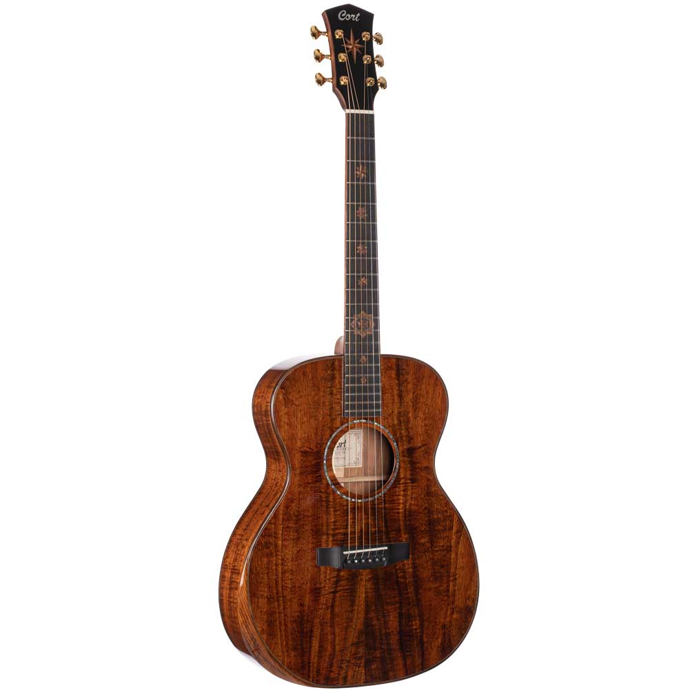 Cort OM-LE KA Limited Edition Natural Glossy Vintage OM Body with L.R. Baggs Anthem Electro Acoustic Guitar with Hardcase Cort OM-LE KA Limited Edition Natural Glossy Vintage OM Body with L.R. Baggs Anthem Electro Acoustic Guitar with Hardcase
