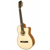 Cort Solencanto Limited Edition White Blonde Gloss Cutaway Body with Fishman S-Core Electro Acoustic Classical Guitar with Hardcase