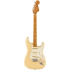 Fender Vintera II 70s Stratocaster Maple Fingerboard SSS Electric Guitar with Deluxe Gig Bag Vintage White 0149032341
