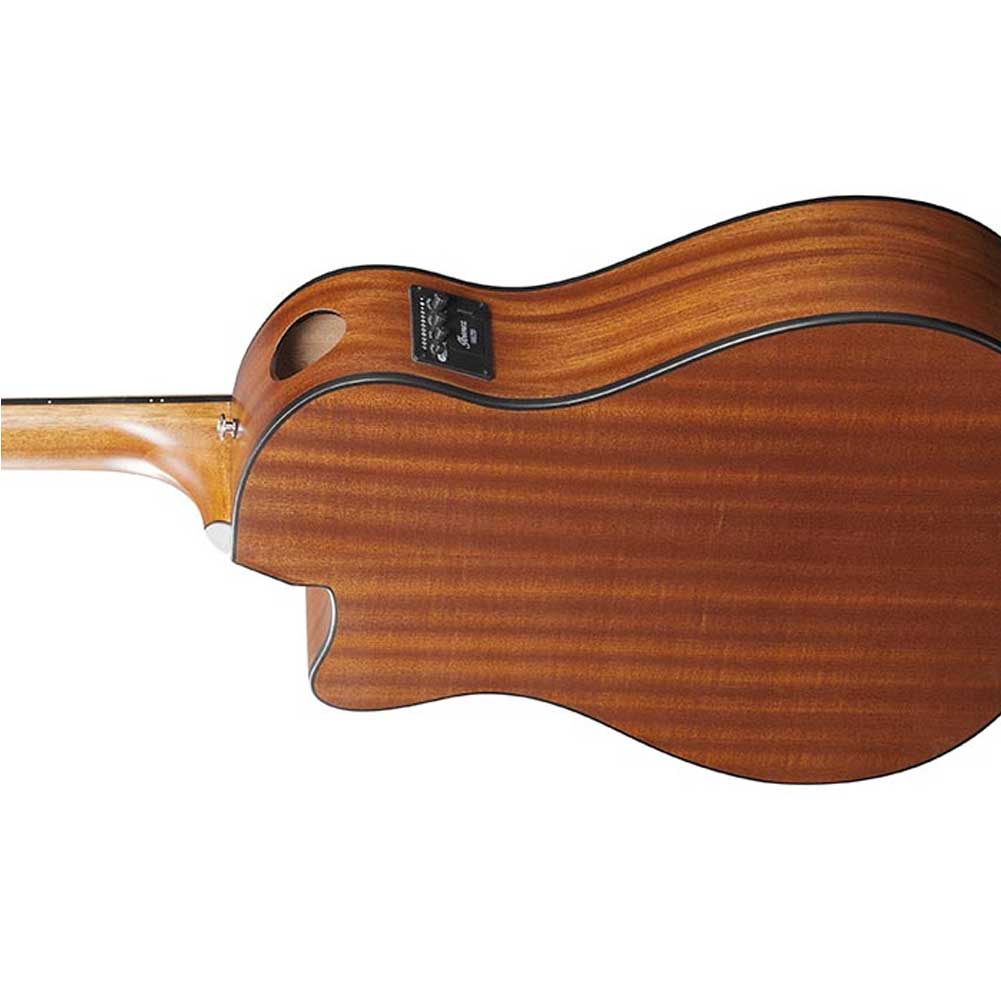 Ibanez AAM54CE OPN Advanced Acoustic Series Auditorium Cutaway body Electro Acoustic Guitar with Gig Bag