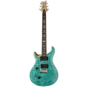 PRS SE Custom 24 CU44L Turquoise Rosewood Fingerboard Left Handed Electric Guitar 6 String with Gig Bag 111440TU