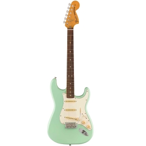 Fender Vintera II 70s Stratocaster Rosewood Fingerboard SSS Electric Guitar with Deluxe Gig Bag Surf Green 0149030357