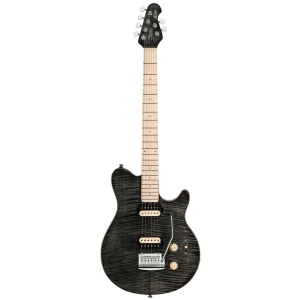 Sterling AX3FM-TBK-M1 by Music Man Axis HH 6 String Electric Guitar